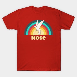 Rose - Vintage Faded Style T-Shirt